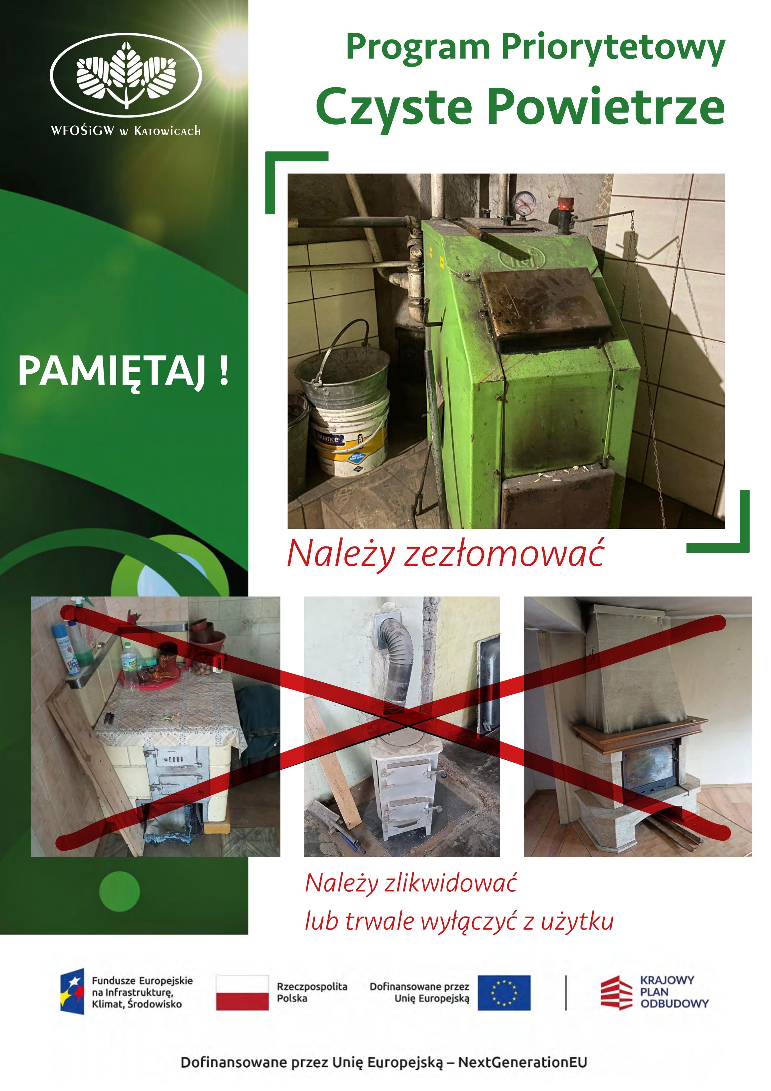 Plakat program priorytetowy Czyste Powietrze