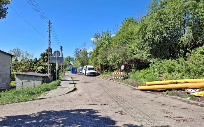 Zdjęcie pokazujące objazd.