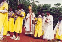 Eugeniusz Juretzko na misji z grupą wierzących